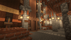 Внутренности пивокурни.